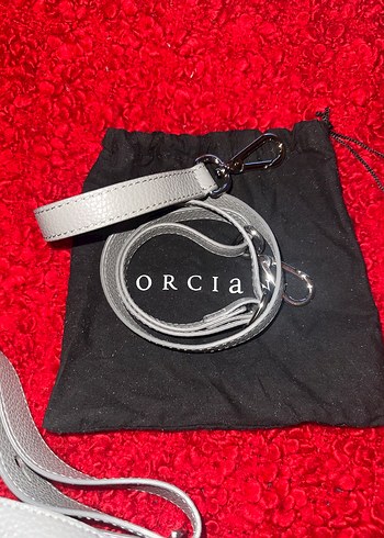 Orciani Gri Deri Kadın Çanta - Görsel 5