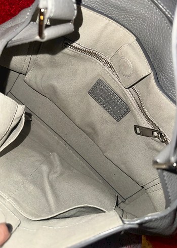 Orciani Gri Deri Kadın Çanta - Görsel 3