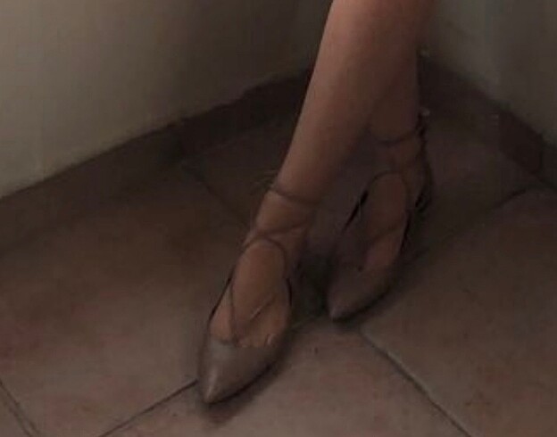 Aquazzura Bilekten Bağlamalı Babet - Görsel 7