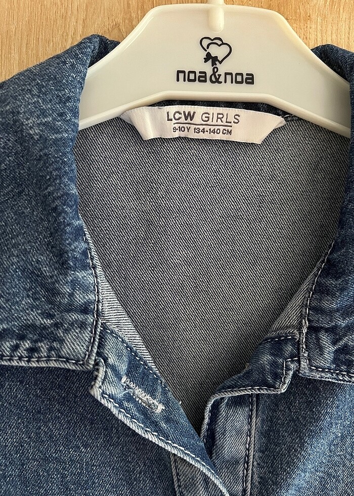 Kız çocuk kot elbise - Görsel 2