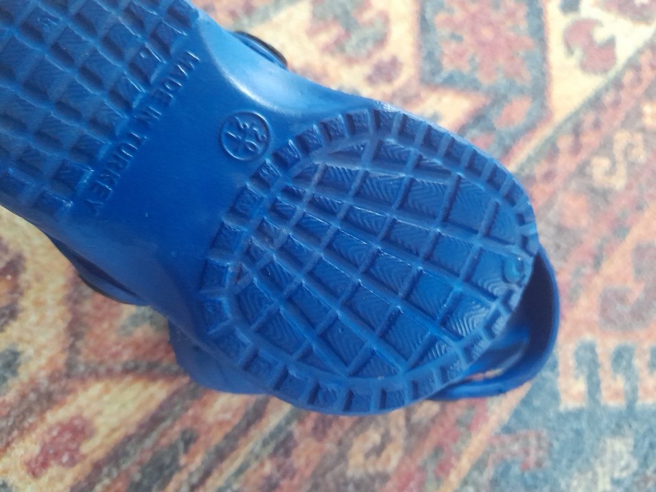 Mavi Erkek Çocuk Kaydırmaz Terlik Velcro - Görsel 3