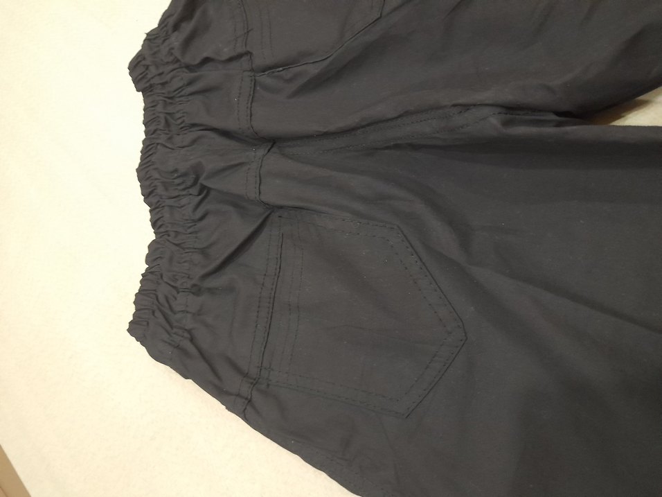 Erkek Siyah Rahat Kesim Street Şort - Görsel 2