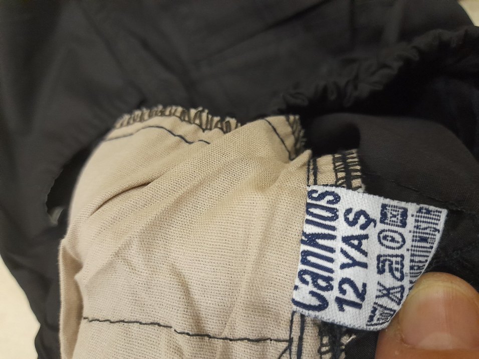 Erkek Siyah Rahat Kesim Street Şort - Görsel 3