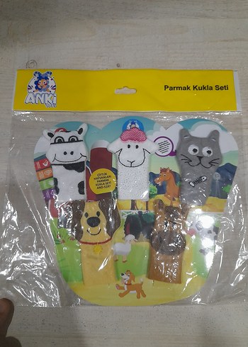 Renkli Çocuk Parmak Kukla Seti