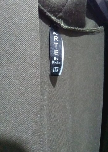 haki yeşil Midi Ofis Kadın - Görsel 3