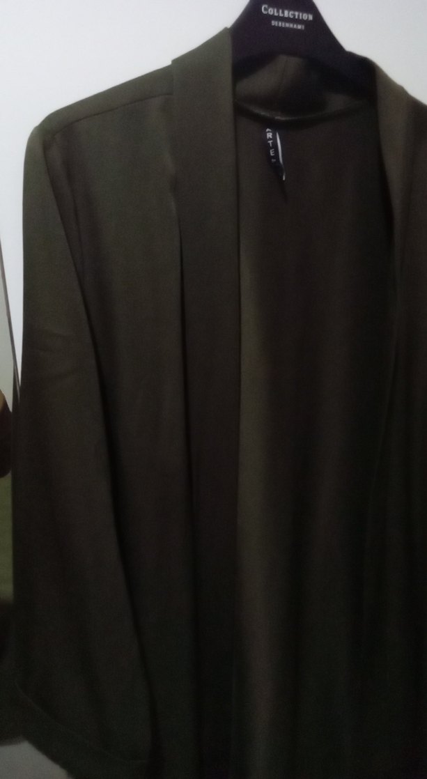 haki yeşil Midi Ofis Kadın - Görsel 2