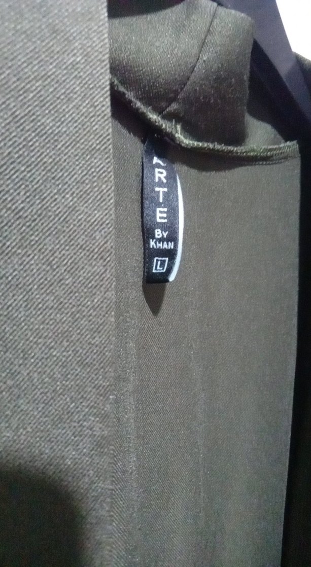 haki yeşil Midi Ofis Kadın - Görsel 3