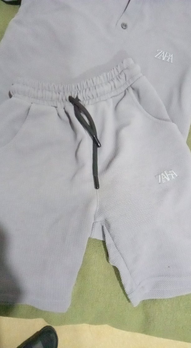 Gri Bebek Erkek Kısa Kollu Takım - Görsel 2