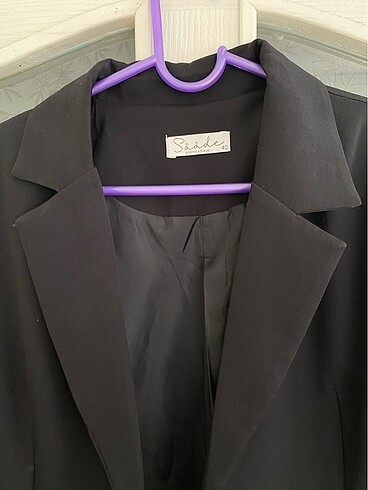 l Beden Siyah Blazer Ceket