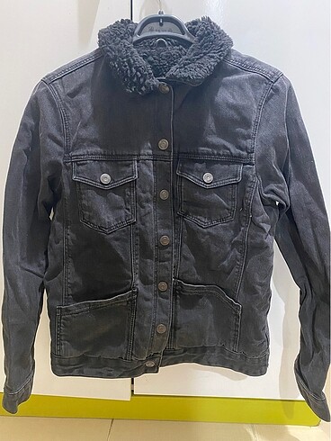 Topshop İçi Kürklü Kot Mont