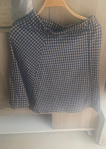 Gri Triko Midi etek - Görsel 2