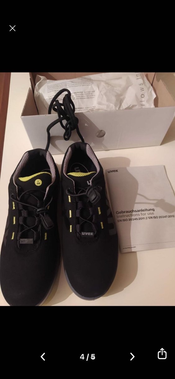 Uvex Siyah Erkek Spor Outdoor Ayakkabı - Görsel 4