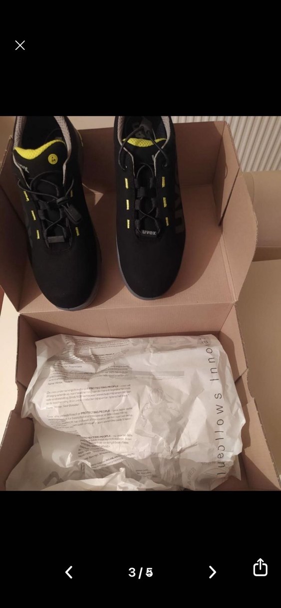 Uvex Siyah Erkek Spor Outdoor Ayakkabı - Görsel 3