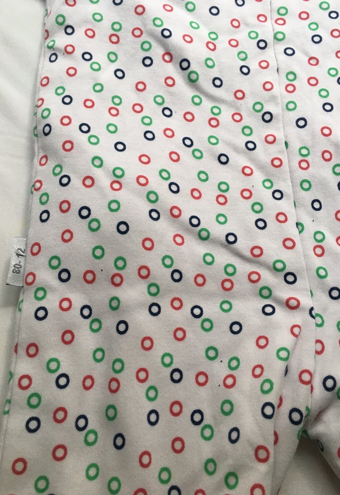 Renkli Puantiyeli Fermuarlı Bebek Tulum - Görsel 5