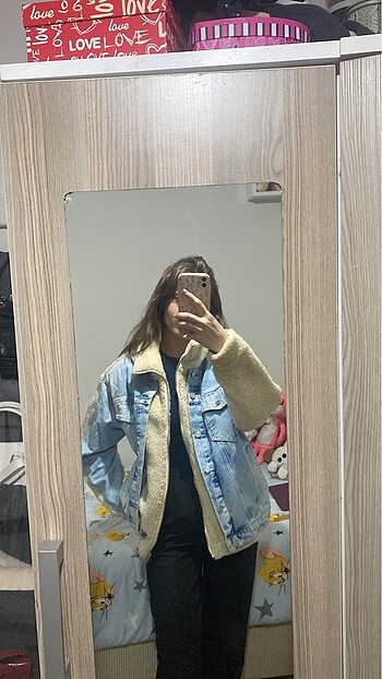 Mavi Jeans Mavi peluş kot ceket