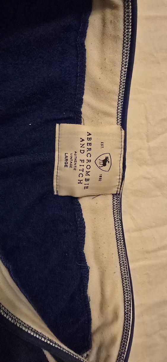Abercrombie Baskılı Mini Pamuk Şort L Beden - Görsel 3
