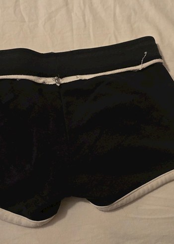 Abercrombie Kadın Siyah Kemerli Mini Şort L Beden - Görsel 2