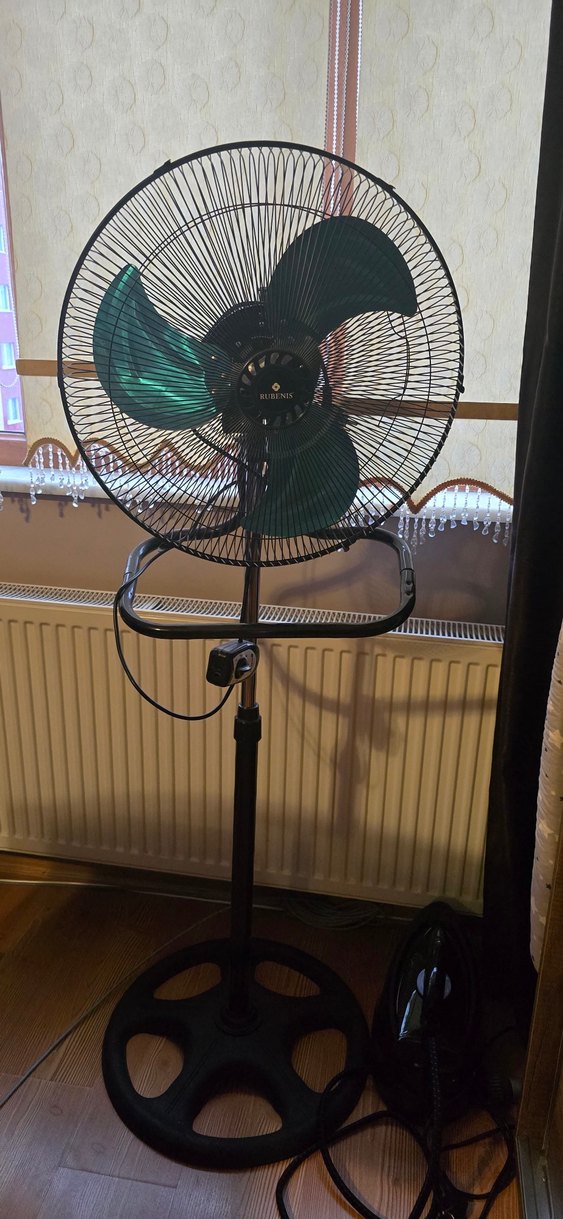 Siyah Ayaklı RUBENİS VANTİLATÖR 3 Kademeli - Görsel 3