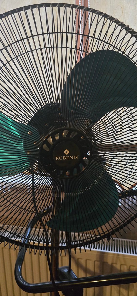 Siyah Ayaklı RUBENİS VANTİLATÖR 3 Kademeli - Görsel 2