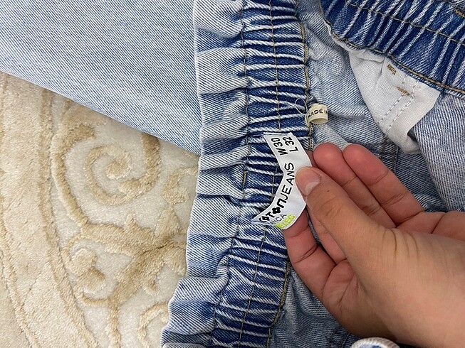 40 Beden mavi Renk jeans
