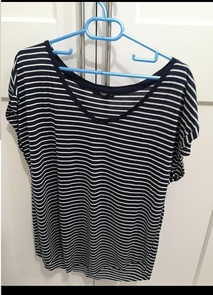 Basic çizgili tişört 
