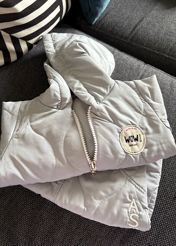 Gri Fermuarlı Erkek Bebek astronot takım - Görsel 2