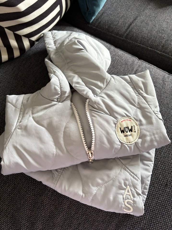 Gri Fermuarlı Erkek Bebek astronot takım - Görsel 2