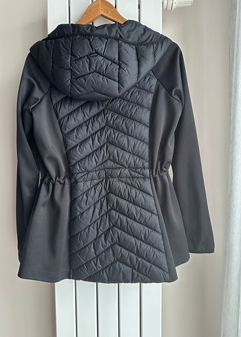 s Beden Siyah Fermuarlı Kadın Midi Mont