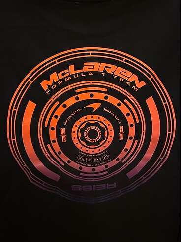 s Beden siyah Renk REISS McLaren Formula 1 TShirt