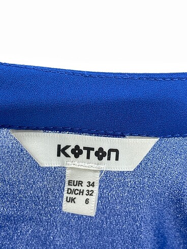 34 Beden lacivert Renk Koton Bluz %70 İndirimli.