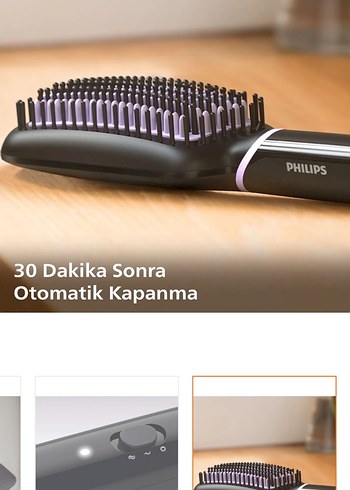 Philips Saç Düzleştirici Fırça