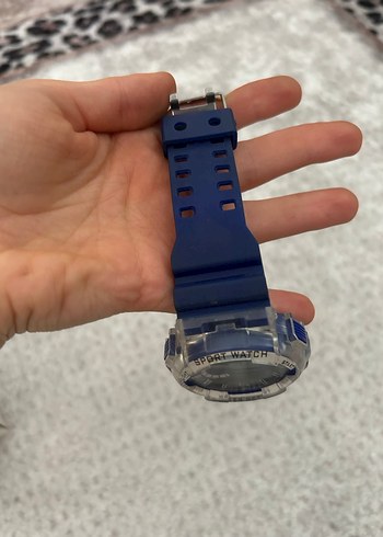 Beden mavi Renk Renkli Dijital ve Analog Erkek Spor Saati