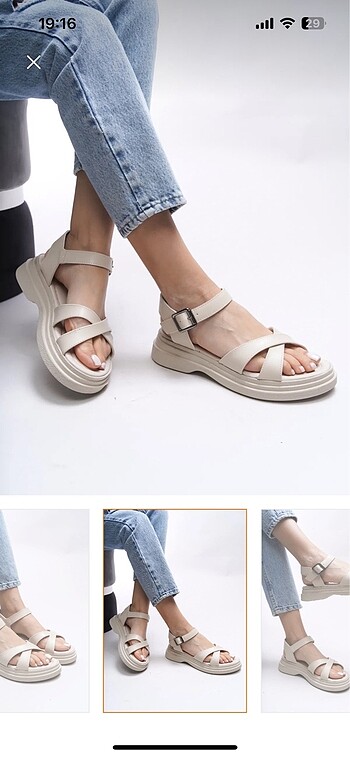 Zara Bej sandalet