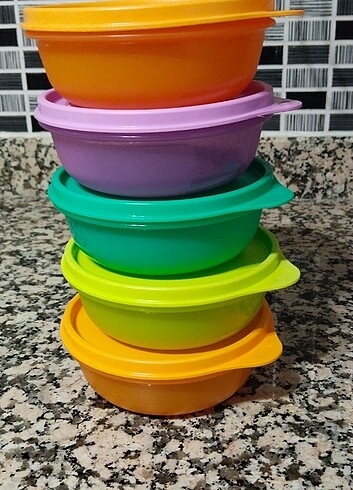 Tupperware Tupperware 5,li şeker kaplari