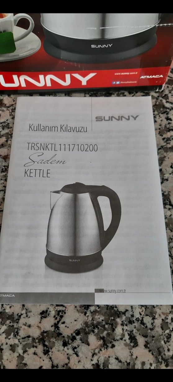 Sunny Paslanmaz Çelik Su Isıtıcısı - Görsel 4