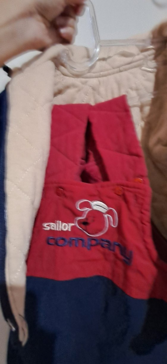 Mavi Erkek Ve Kız Bebek Street Wear Tulumu - Görsel 5