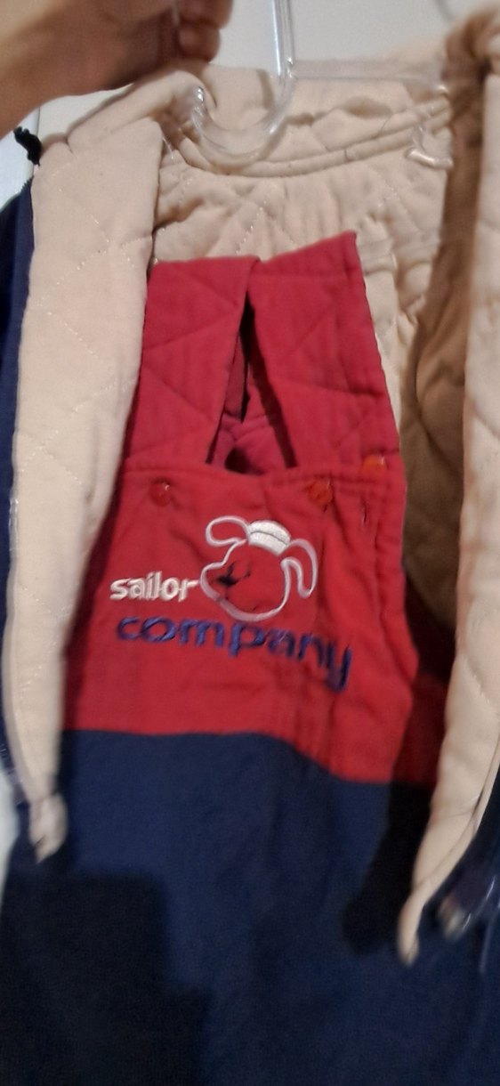 Mavi Erkek Ve Kız Bebek Street Wear Tulumu - Görsel 4