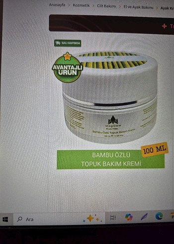 Bambu Özlü Topuk Bakım Kremi 100 ML