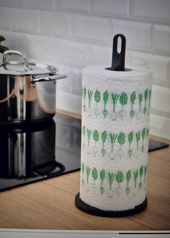 Beden siyah Renk ikea Siyah Plastik Kağıt Havlu Tutucu 30 cm