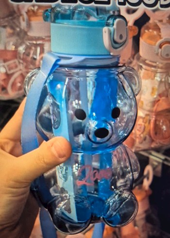 Pembe Ayıcık Tasarımlı Çocuk Matara - Görsel 2