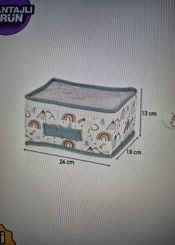 Rainbow Serisi 6 lı Bebek Bakım Çantası - Görsel 4