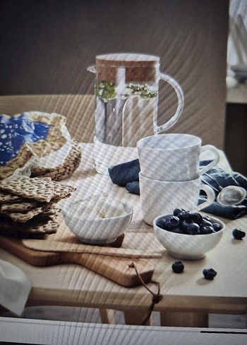 İkea Porselen lase seti 2 adet(135) - Görsel 4