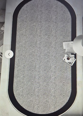 Dijital Baskı Yıkanabilir Kaymaz Taban Oval Mutfak Halısı(45) - Görsel 2