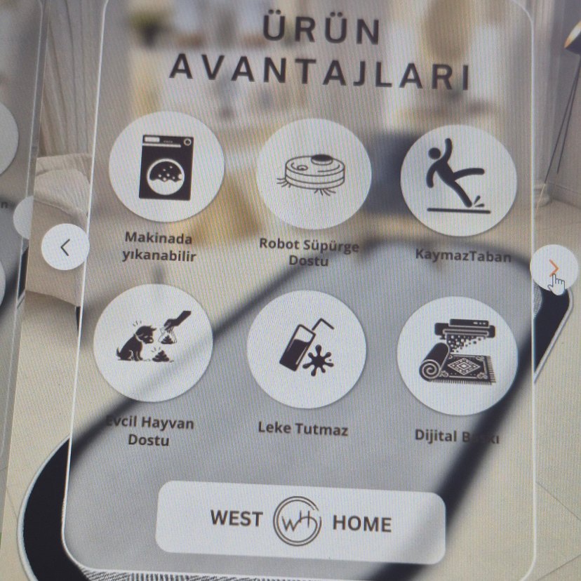 Dijital Baskı Yıkanabilir Kaymaz Taban Oval Mutfak Halısı(45) - Görsel 3