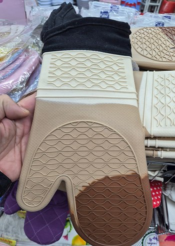 Kahverengi Yılan Desenli Fırın Eldiveni(051) - Görsel 2