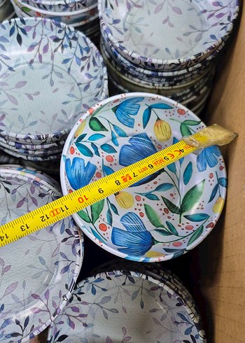 6 ADET PORSELEN ÇEREZLİK (h001) - Görsel 2