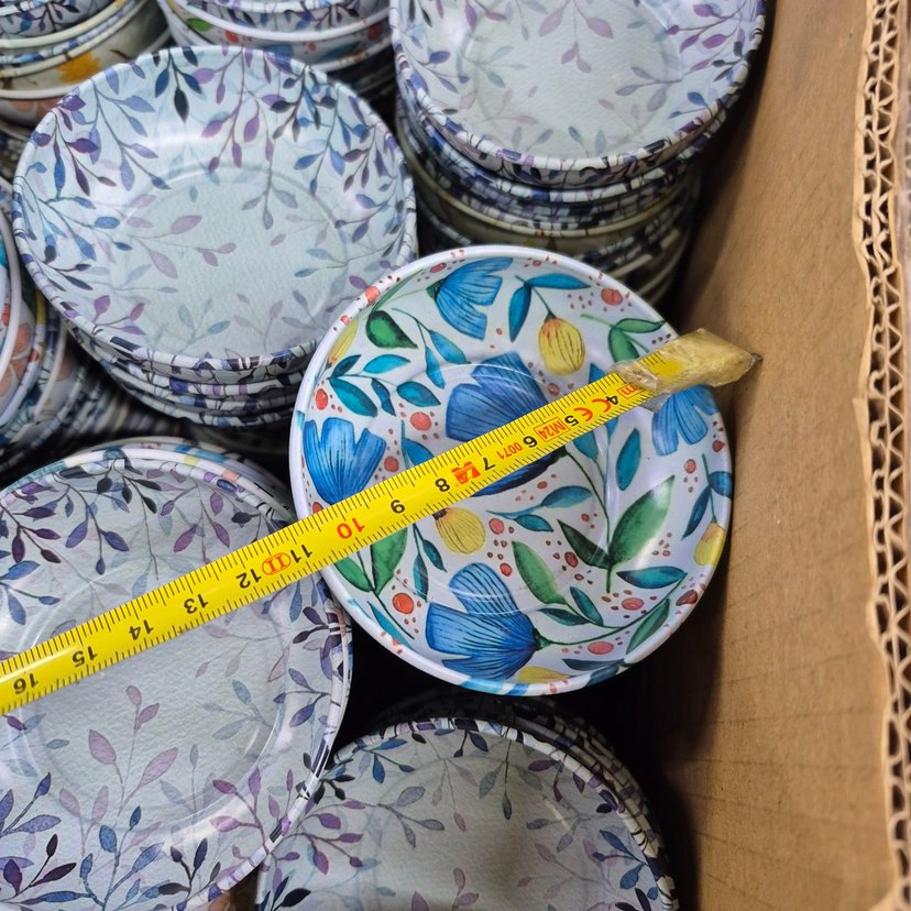 6 ADET PORSELEN ÇEREZLİK (h001) - Görsel 2