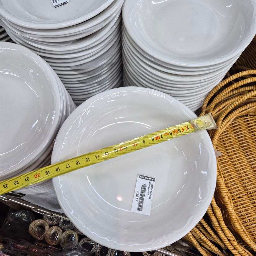 4 ADET PORSELEN ÇORBA KASESİ - Görsel 2