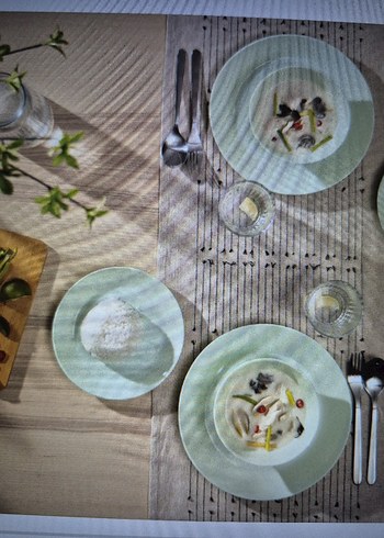 İkea cam kase 15 cm açık yeşil - Görsel 4