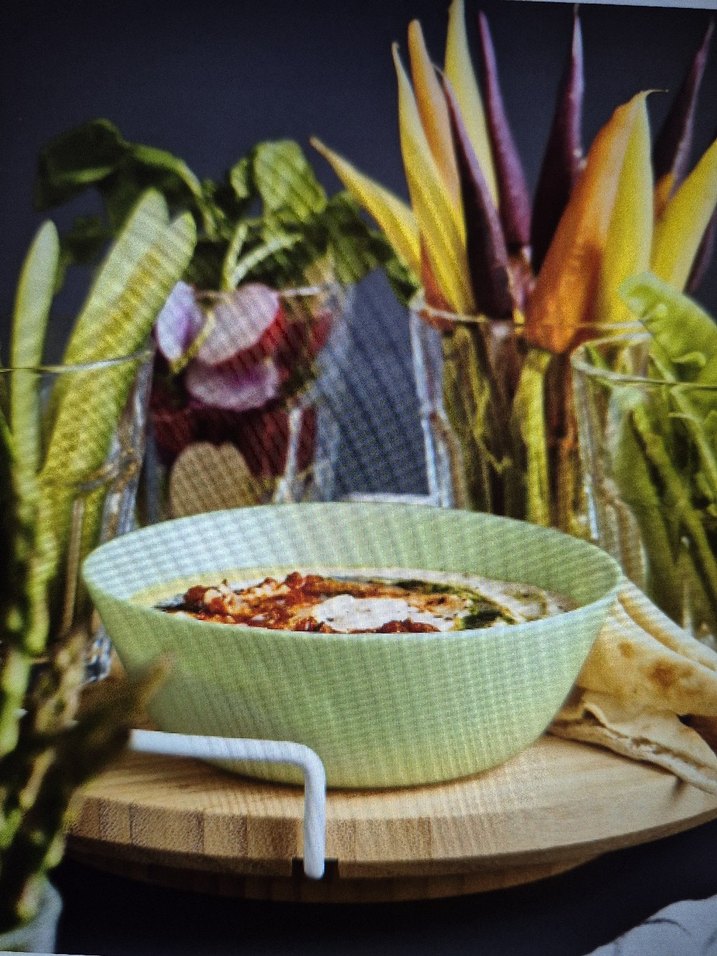 İkea cam kase 15 cm açık yeşil - Görsel 3